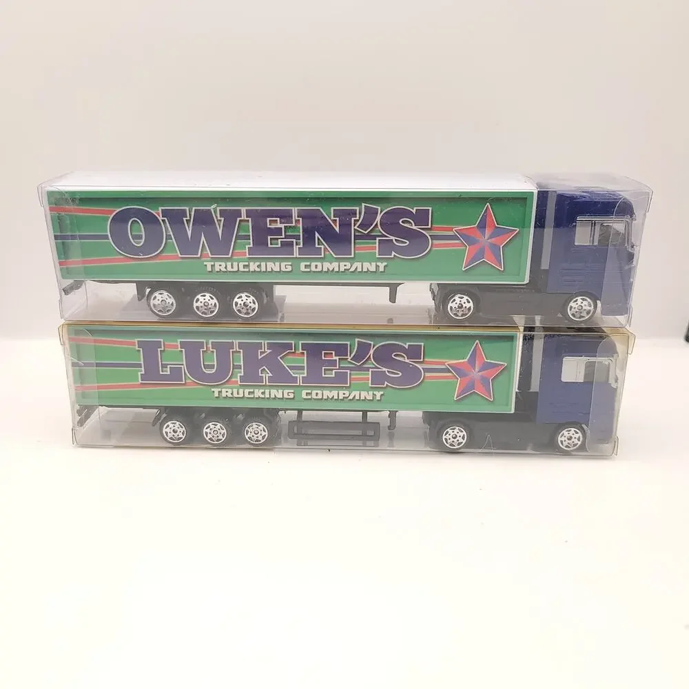 Swibco Trucking Company Toy Semi Truck Set of 10 New in package Green Orange